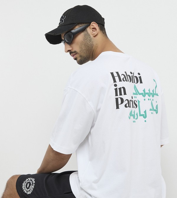 F5  Clothing - White Round Neck T-Shirts