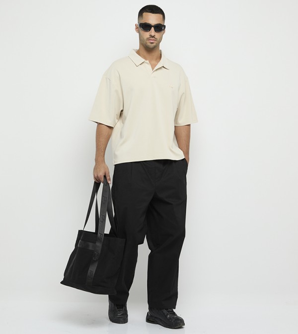 F5  Clothing - Beige Polo T-shirts