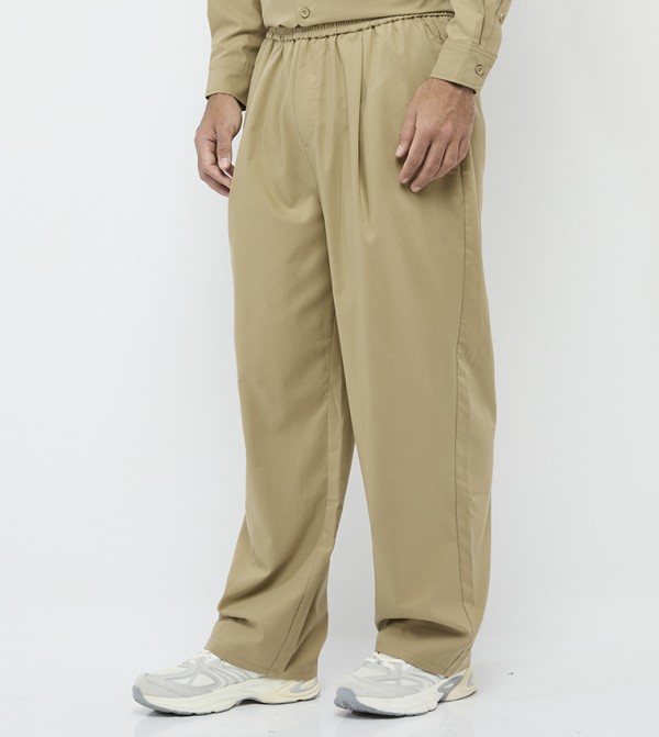 F5  Clothing - Brown Casual Pants
