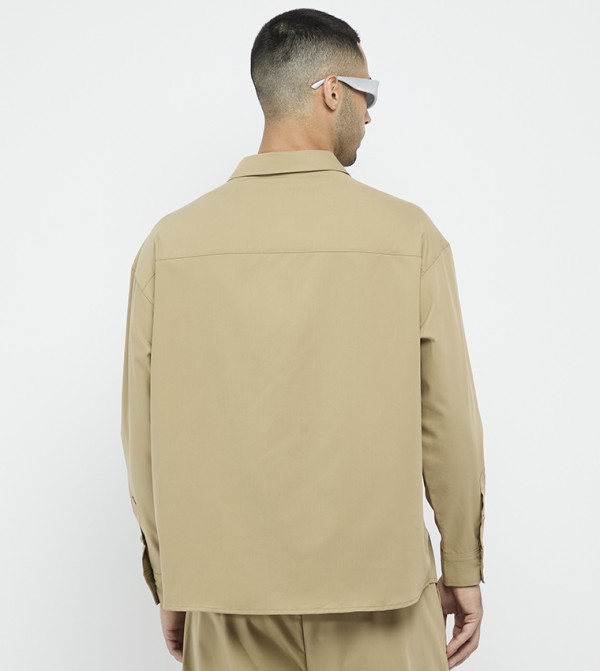 F5  Clothing - Brown Long Sleeves