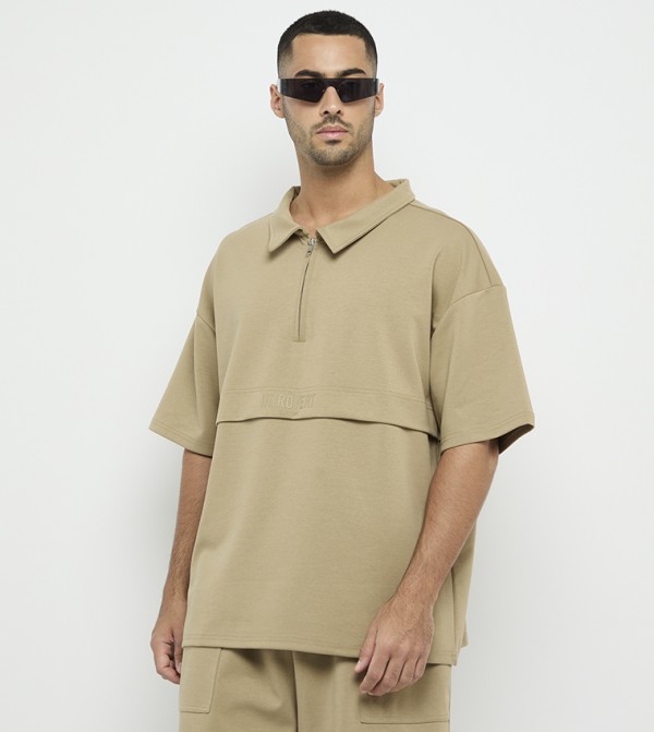 F5  Clothing - Khaki Polo T-shirts