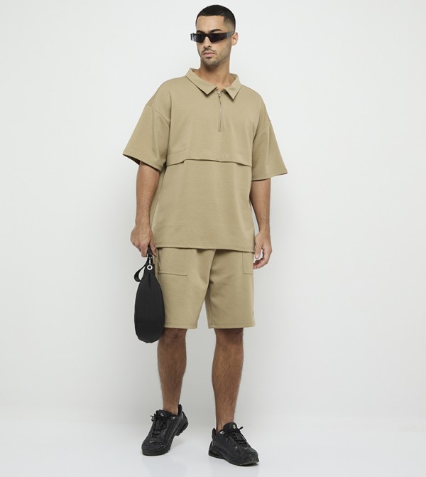 F5  Clothing - Khaki Polo T-shirts
