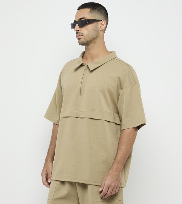 F5  Clothing - Khaki Polo T-shirts