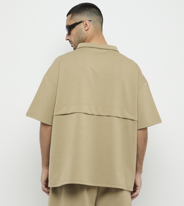 F5  Clothing - Khaki Polo T-shirts