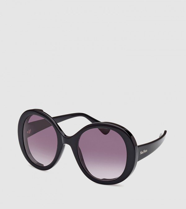 MAX MARA  Sunglasses - Black Round Sunglasses