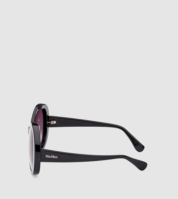 MAX MARA  Sunglasses - Black Round Sunglasses