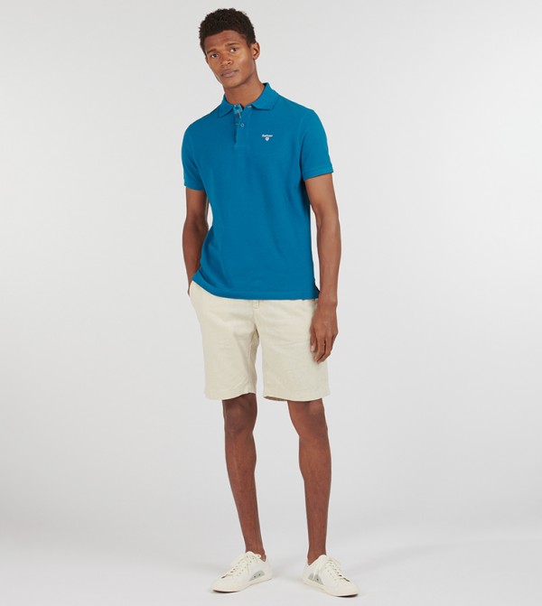 Barbour Barbour - Teal Polo T-shirts