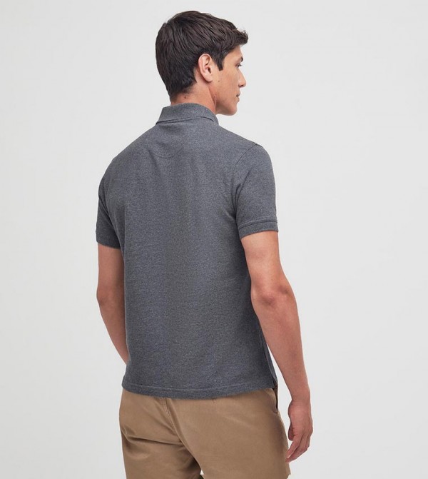 Barbour Barbour - Grey Polo T-shirts