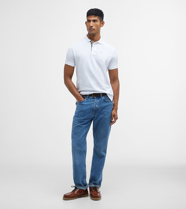 Barbour Barbour - White Polo T-shirts