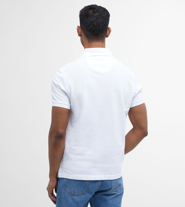 Barbour Barbour - White Polo T-shirts