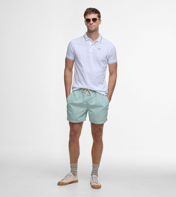 Barbour Barbour - White Polo T-shirts