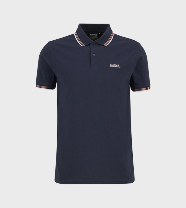 Barbour Polo T-Shirts - Navy Polo T-shirts