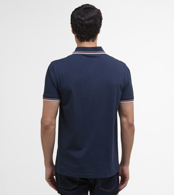 Barbour Polo T-Shirts - Navy Polo T-shirts