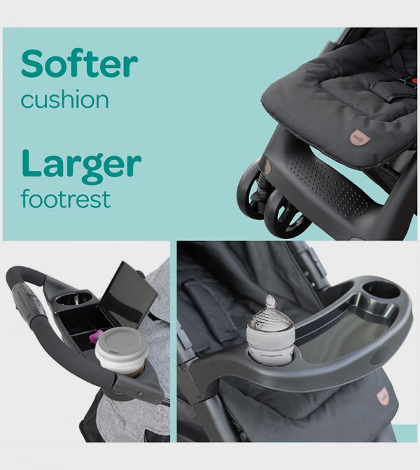 مون عربات الأطفال وأنظمة السفر - رمادي داكن عربات الأطفال وأنظمة السفر