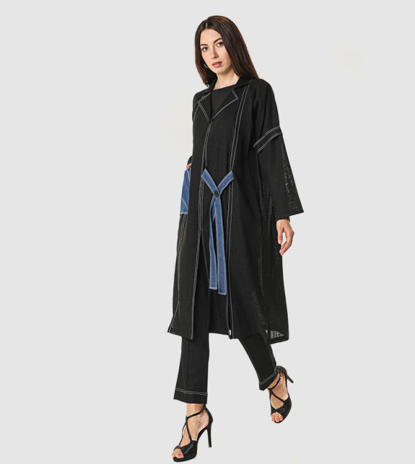 مويستريت  أطقم ملابس - أسود Abayas