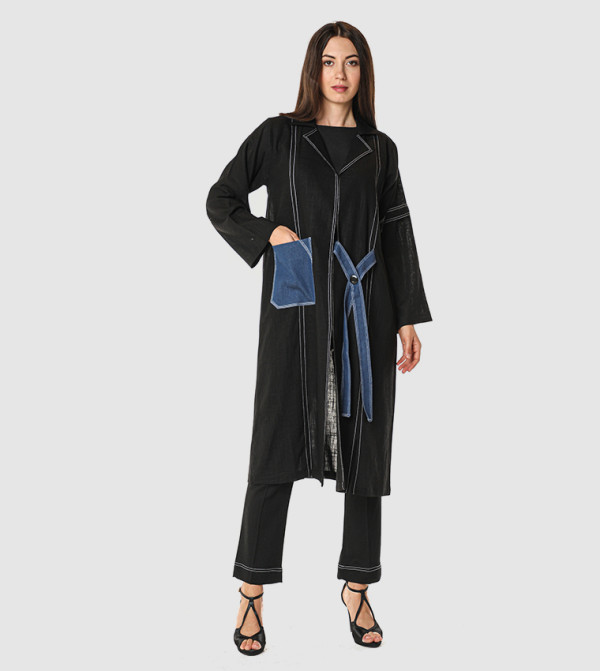 مويستريت  أطقم ملابس - أسود Abayas