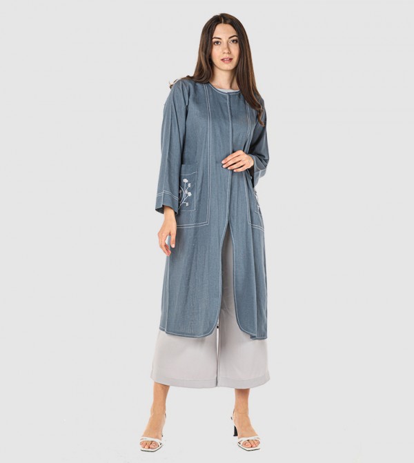 مويستريت  أطقم ملابس - رمادي Abayas