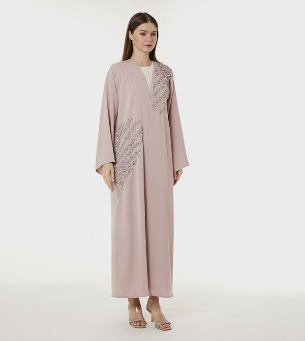 Moistreet  - Pink Abayas