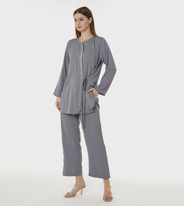 مويستريت  أطقم ملابس - رمادي أطقم متناسقة