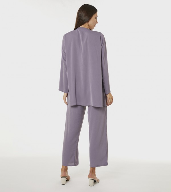 Moistreet  Clothing Sets - Purple Co-Ord Sets
