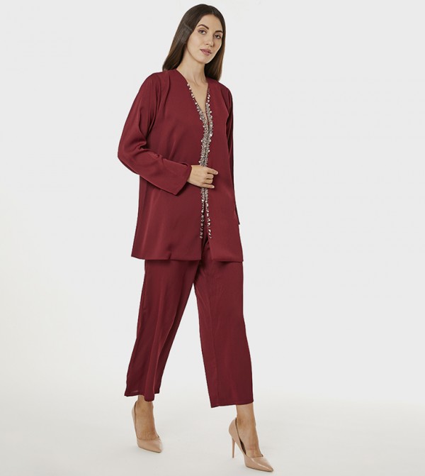 Moistreet  Clothing Sets - Red Co-Ord Sets