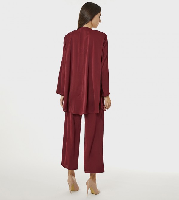 Moistreet  Clothing Sets - Red Co-Ord Sets