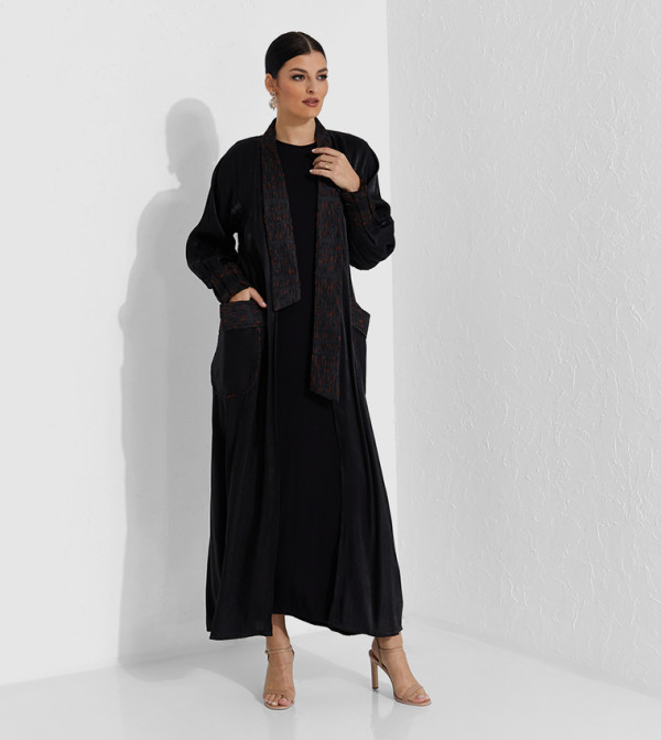 مويستريت  عباية - أسود Abaya