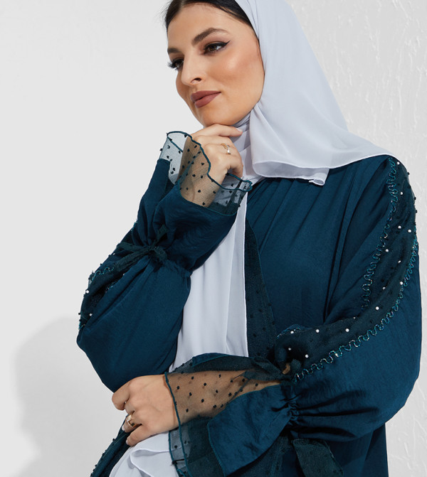 مويستريت  عباية - أزرق Abaya