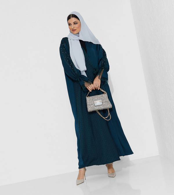 مويستريت  عباية - أزرق Abaya