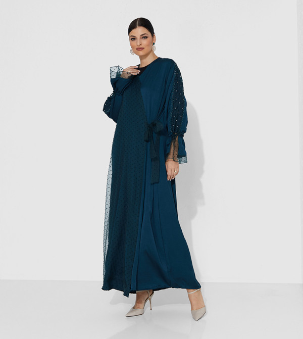 مويستريت  عباية - أزرق Abaya
