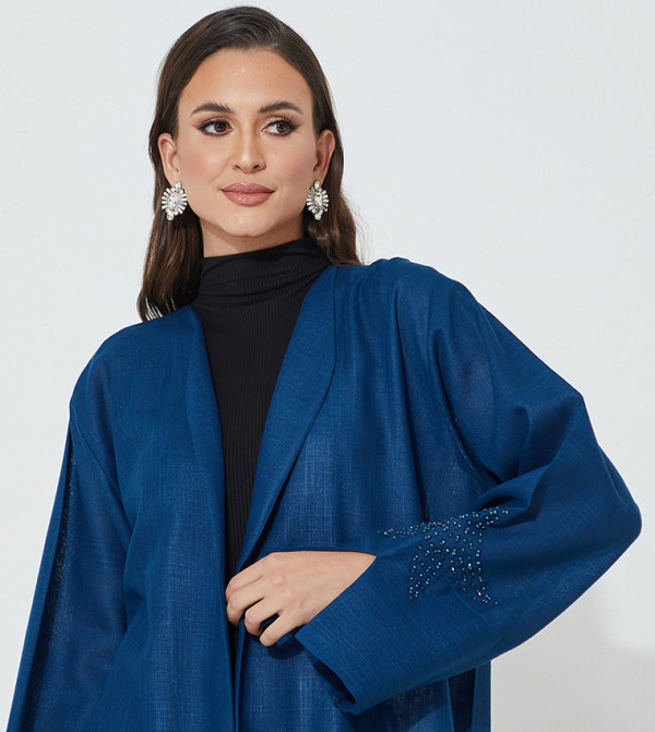 Moistreet  Abayas - Blue Abayas