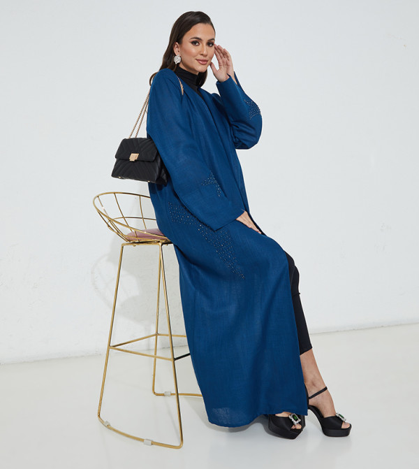 Moistreet  Abayas - Blue Abayas