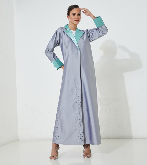 Moistreet  - Grey Abayas