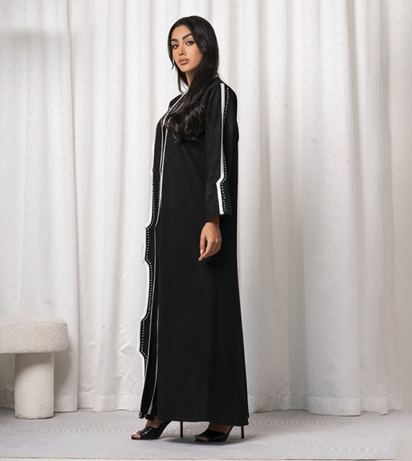 Moistreet  Arabian Clothing - Black Abayas