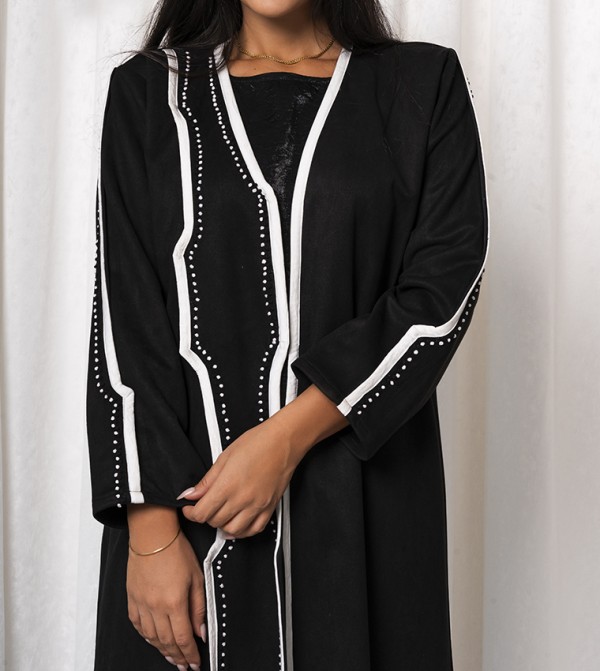 Moistreet  Arabian Clothing - Black Abayas