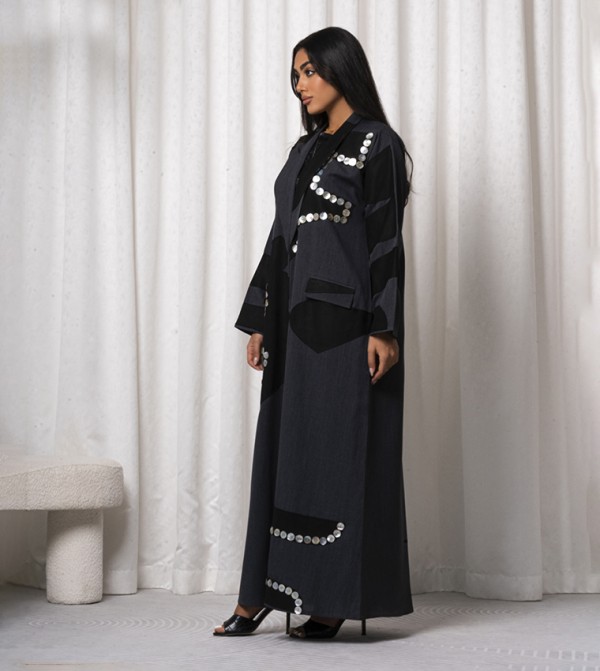 مويستريت  - رمادي Abayas