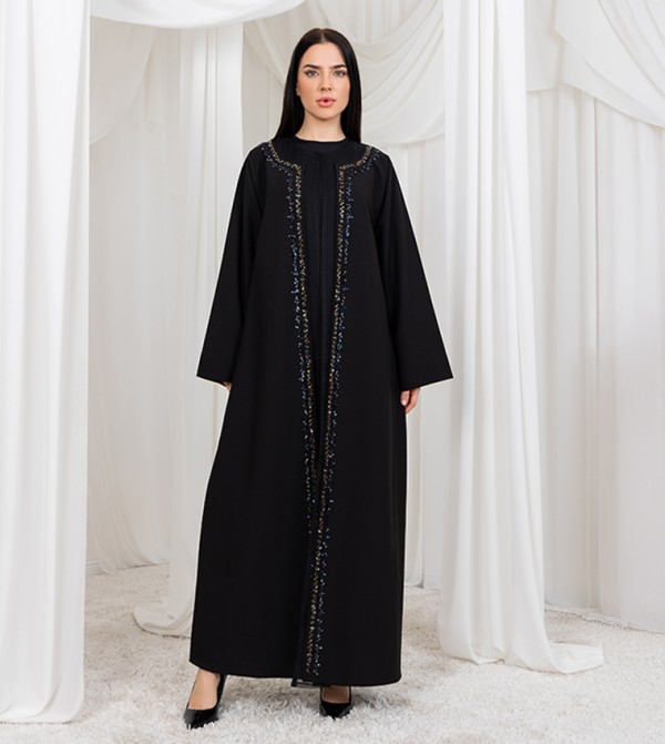 مويستريت  عباية - أسود Abayas
