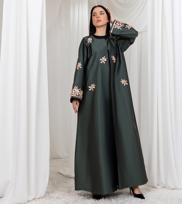 مويستريت  ملابس عربية  - أخضر Abayas