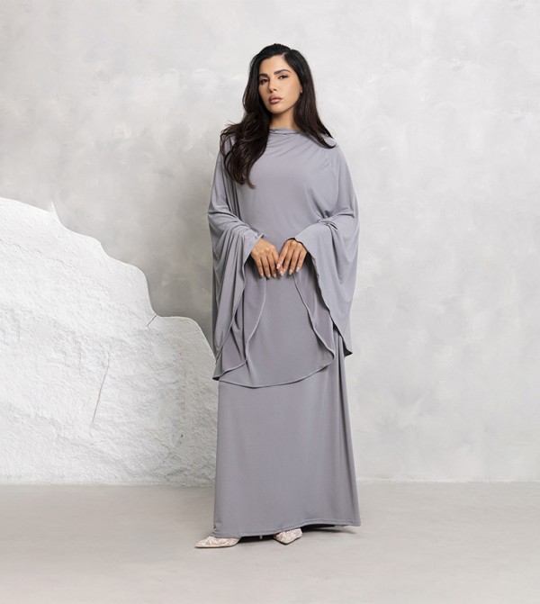 Moistreet Moistreet - Grey Abayas