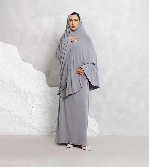 Moistreet Moistreet - Grey Abayas