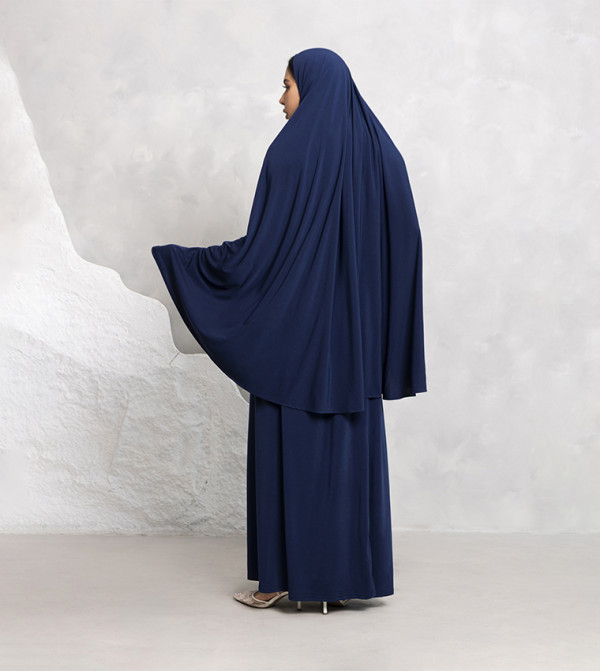 Moistreet  Arabian Clothing - Navy Abayas