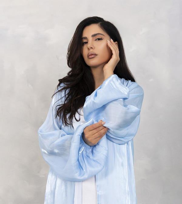 Moistreet  Arabian Clothing - Blue Abayas