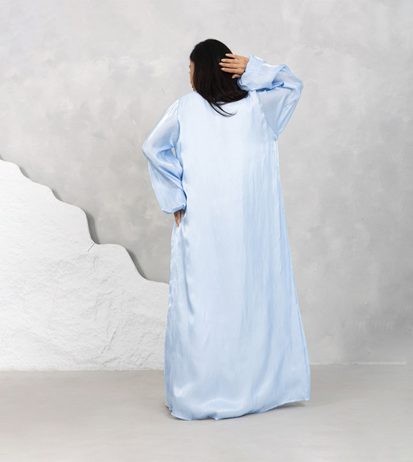 Moistreet  Arabian Clothing - Blue Abayas