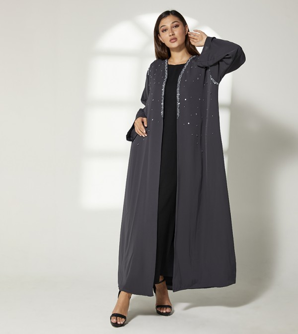 Moistreet Moistreet - Grey Abayas