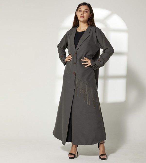 مويستريت  - رمادي Abayas