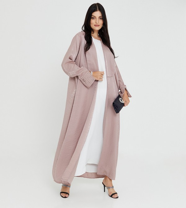 Moistreet  Abayas - Pink Abayas