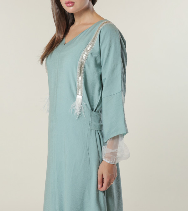 مويستريت  قفطان - أخضر Abayas