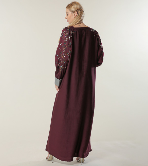Moistreet Moistreet - Maroon Abayas
