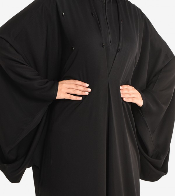 Moistreet  Abayas - Black Abayas