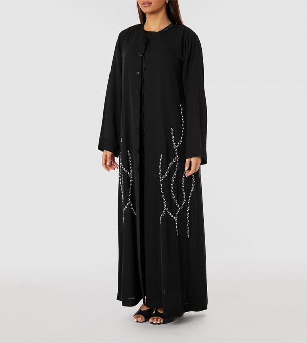 Moistreet  Abayas - Black Abayas
